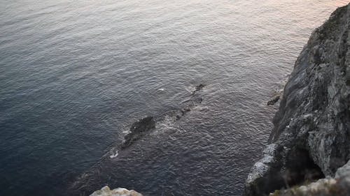 有关单色, 天性, 岩石海岸的免费素材视频