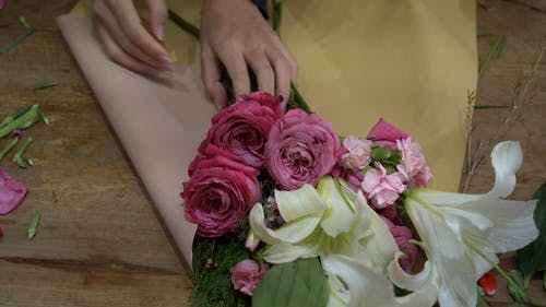 有关人, 微妙, 插花的免费素材视频