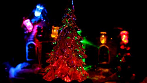 有关圣诞装饰, 小塑像, 特写的免费素材视频