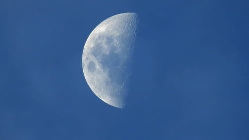 有关半月, 天文学, 天月亮的免费素材视频
