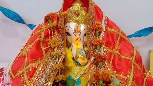 有关ganesh神, ganpati, visarjan的免费素材视频