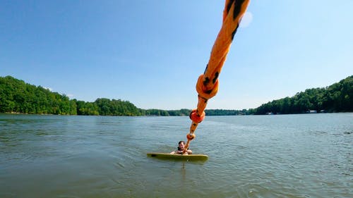 有关wakesurfing, 人, 休闲的免费素材视频