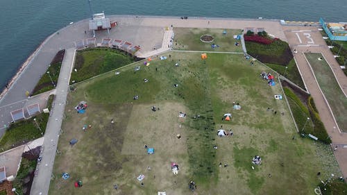 有关公园, 从上面, 空中镜头的免费素材视频