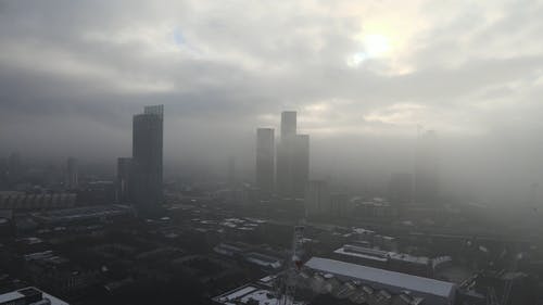 有关skyscapers, 倾斜射击, 城市的免费素材视频