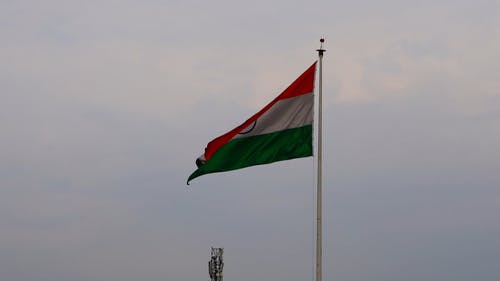 有关印度国旗, 国旗, 多风的免费素材视频