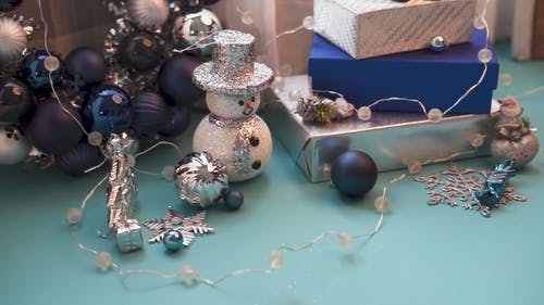 有关圣诞气氛, 耶誔球饰品, 圣诞灯饰的免费素材视频