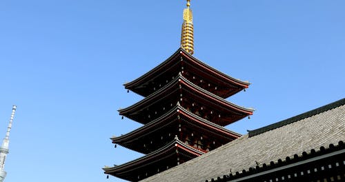 有关テンプロ浅草寺, 低角度, 低角度拍摄的免费素材视频