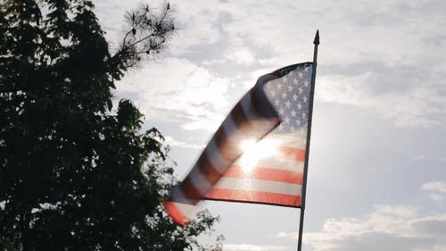 有关太阳, 招手, 旗的免费素材视频