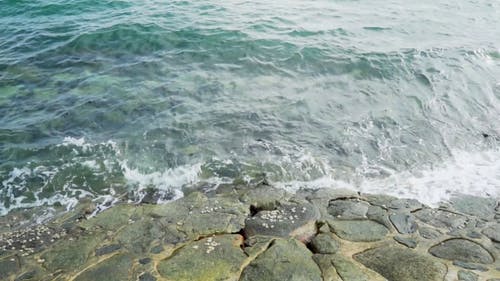 有关天性, 岩石, 岸边的免费素材视频