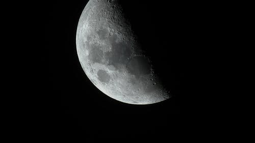有关半月, 天文学, 月亮的免费素材视频
