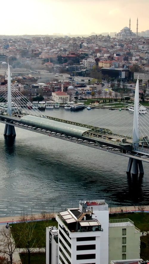 有关city_skyline, 伊斯坦堡, 吊桥的免费素材视频