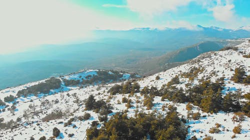 有关冬季, 天空, 山的免费素材视频