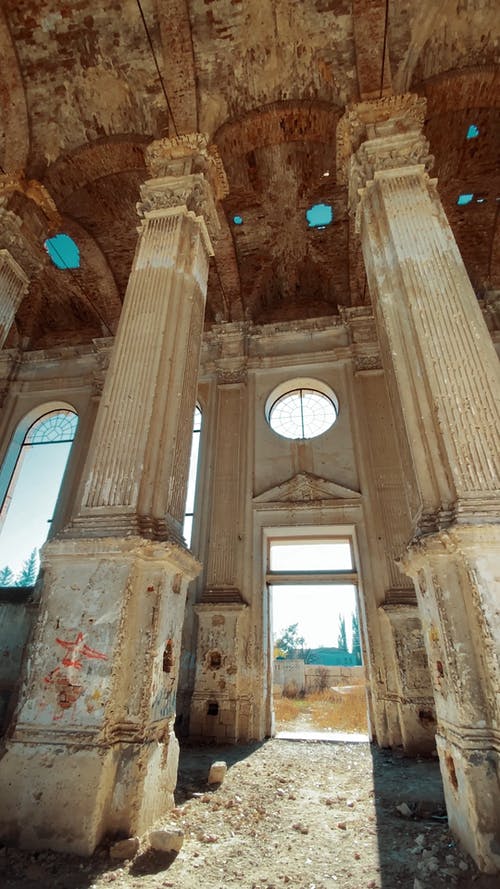 有关列, 古典, 古老的的免费素材视频