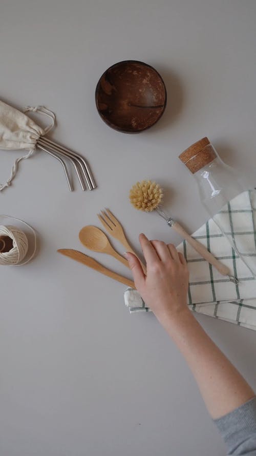 有关Flatlay, 刀具, 刷子的免费素材视频