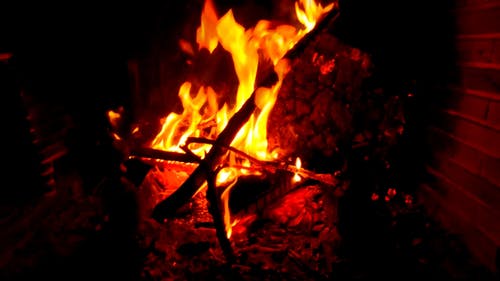 有关壁炉, 柴火, 火焰的免费素材视频