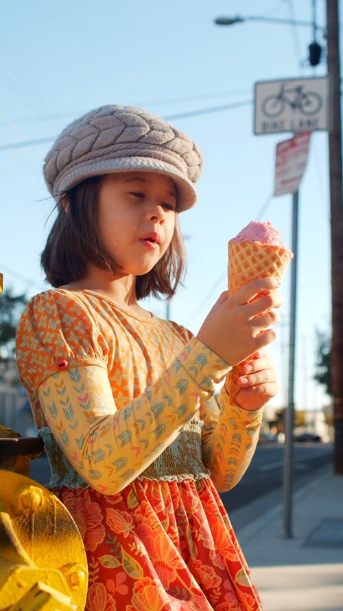 有关冰淇淋, 可爱, 可爱的的免费素材视频