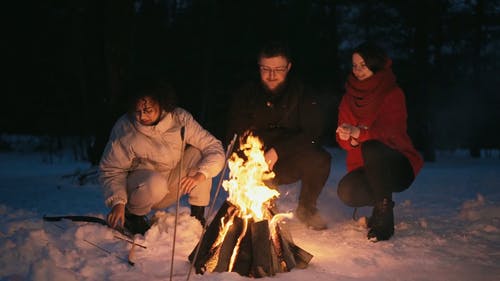 有关一起, 下雪的, 冬季的免费素材视频