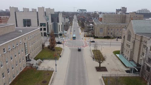 有关俯视图, 加拿大, 十字路口的免费素材视频
