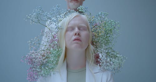 有关女人, 植物群, 盲的免费素材视频