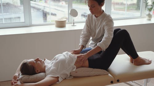 有关健康的生活型态, 全身按摩, 女人的免费素材视频