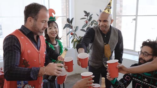 有关享受, 假日, 办公室聚会的免费素材视频