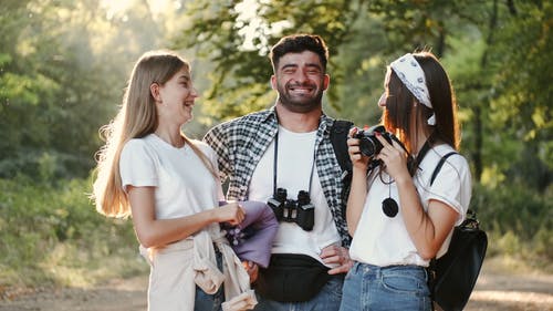 有关一起, 微笑, 旅行者的免费素材视频