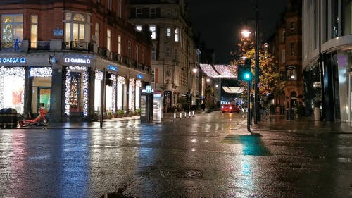 有关下雨, 交通系统, 伦敦市中心的免费素材视频