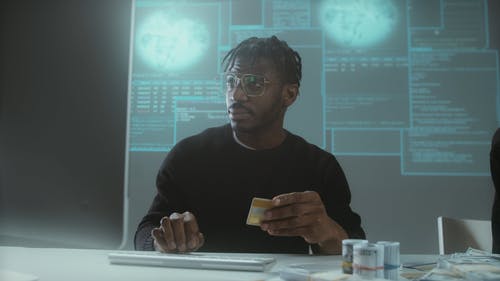 有关加密虚拟货币, 室内, 打字的免费素材视频