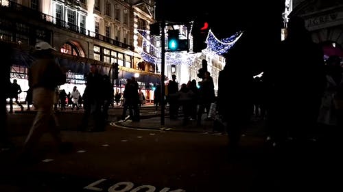 有关伦敦市, 伦敦市中心, 圣诞气氛的免费素材视频