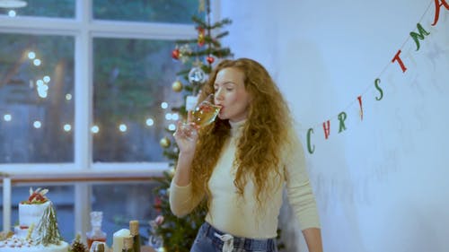 有关喝, 女人, 红酒杯的免费素材视频