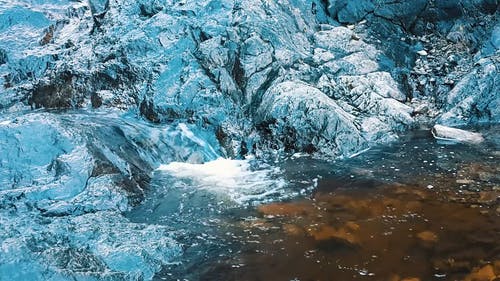 有关天性, 小河, 岩层的免费素材视频
