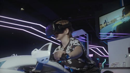 有关vr耳机, 互动, 儿童的免费素材视频