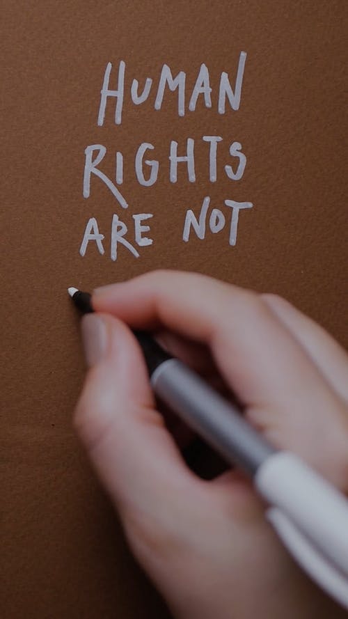 有关人权, 人权不是可有可无的, 口号的免费素材视频