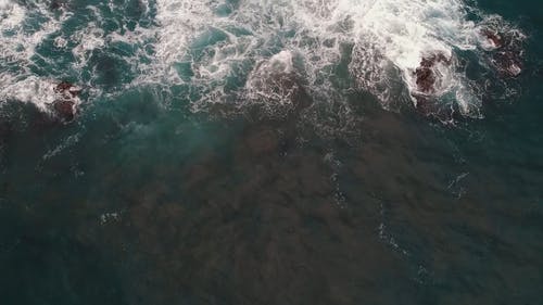 有关俯视图, 天性, 岩石海岸的免费素材视频