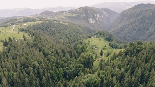 有关天性, 山村, 山背景的免费素材视频