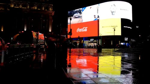 有关下雨的夜晚, 伦敦市中心, 伦敦的免费素材视频