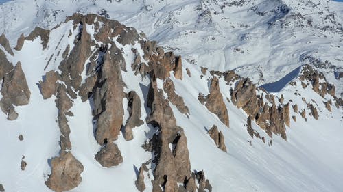 有关冬季, 大雪覆盖, 山的免费素材视频