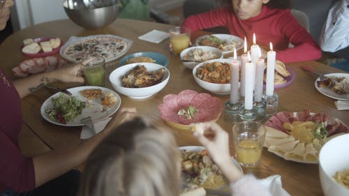 有关一起, 人, 吃的免费素材视频