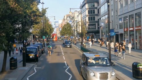 有关交通, 人行道, 伦敦市中心的免费素材视频