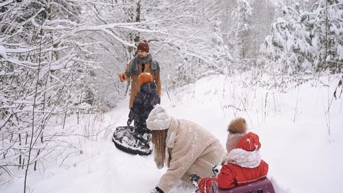 有关下雪, 冬季, 冷的免费素材视频