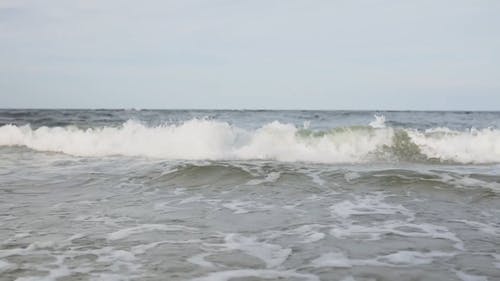 有关地平线, 招手, 撞击波浪的免费素材视频
