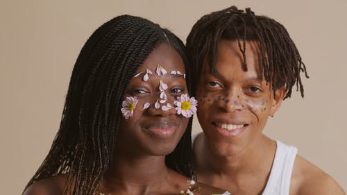 有关一对, 人, 创意化妆的免费素材视频