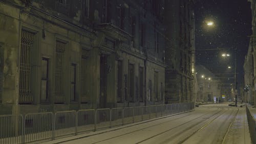 有关下雪, 冬季, 城市的免费素材视频