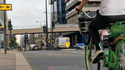 有关交通, 人, 伦敦市中心的免费素材视频
