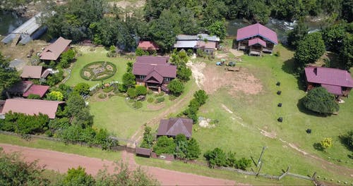 有关天性, 房子, 村庄的免费素材视频