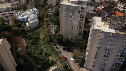有关城市, 希贝尼克, 广角拍摄的免费素材视频
