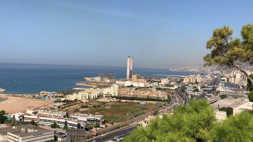 有关dbayeh（迪巴耶）, 交通系统, 从上面查看的免费素材视频