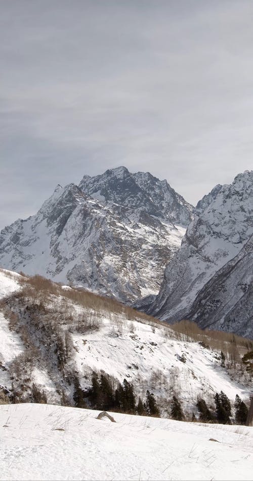 有关下雪的天气, 冬季, 冷的免费素材视频