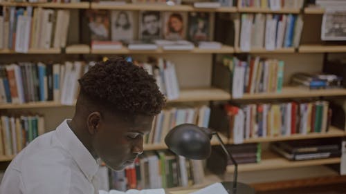 有关储存管, 图书馆, 坐的免费素材视频