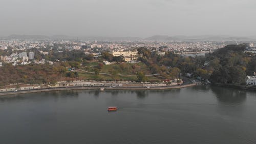 有关城市, 天空, 岸边的免费素材视频